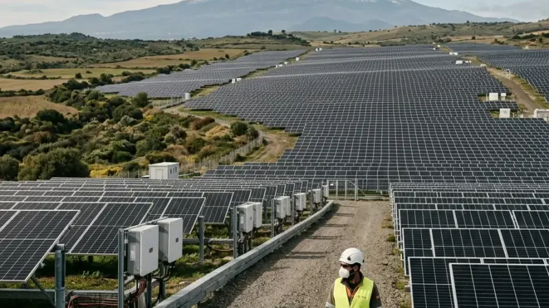 La Sicilia ha il più grande impianto solare d'Italia