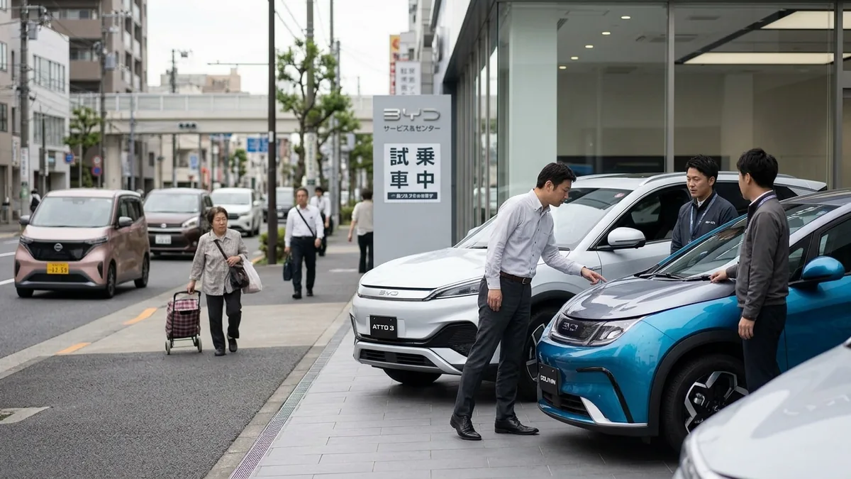 BYD ha raccolto mille ordini in due settimane in Giappone