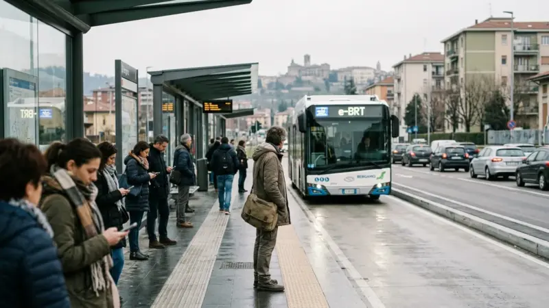 L'e-BRT di Bergamo conta su chi lascia l'auto a casa
