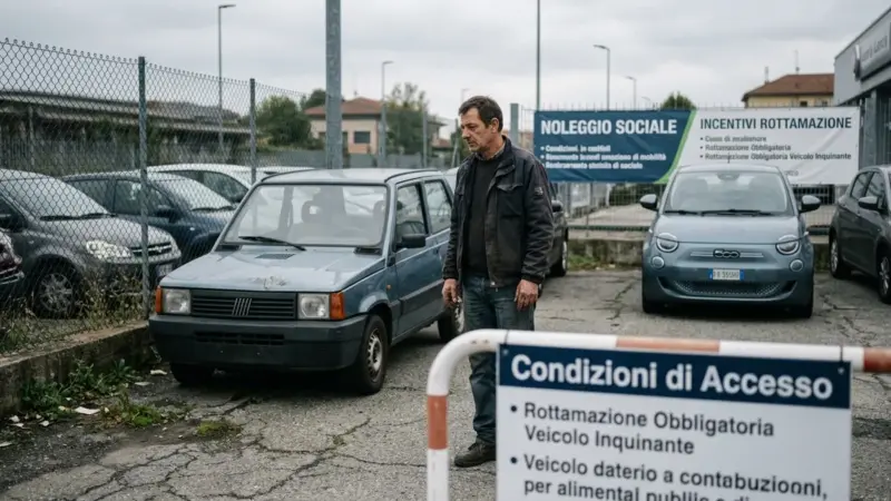 Il noleggio sociale esclude chi non ha un'auto da rottamare