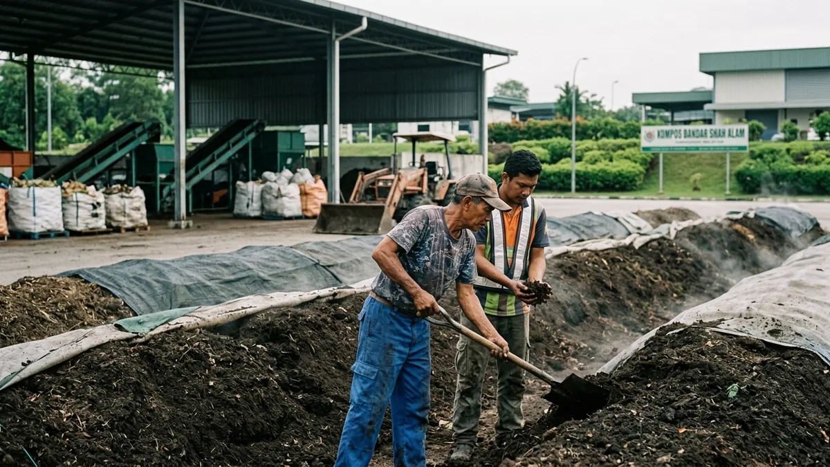Shah Alam ha trasformato 291 tonnellate di rifiuti in compost